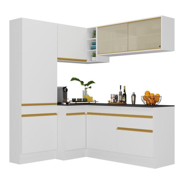 Armário Cozinha Completa De Canto Veneza Multimóveis V2089