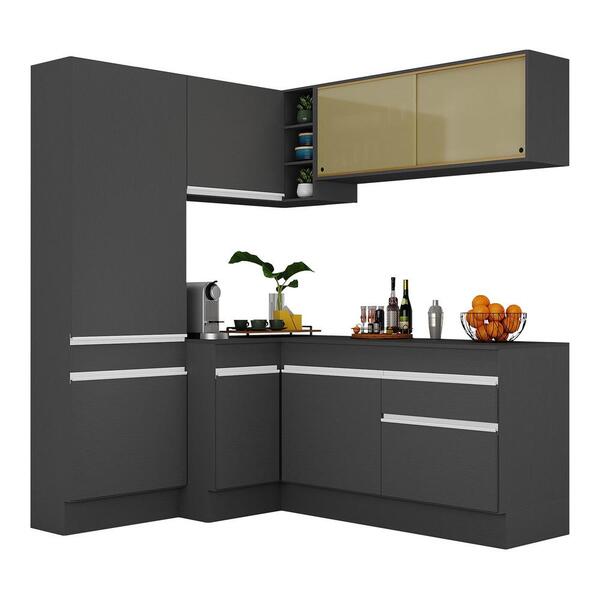 Armário Cozinha Completa De Canto Veneza Multimóveis V2089