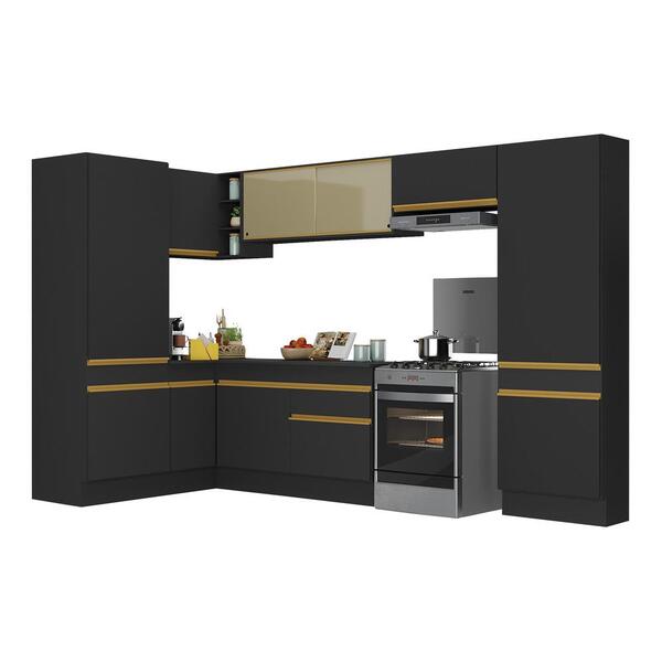 Armário Cozinha Completa De Canto Veneza Multimóveis V2090