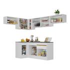 Armário Cozinha Completa De Canto Veneza Multimóveis V2095