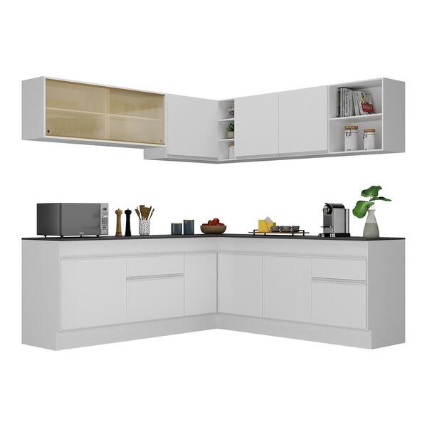 Armário Cozinha Completa De Canto Veneza Multimóveis V2096