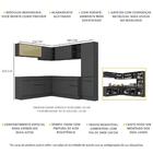 Armário Cozinha Completa De Canto Veneza Multimóveis V2100