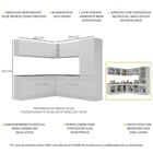 Armário Cozinha Completa De Canto Veneza Multimóveis V2101