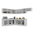 Armário Cozinha Completa De Canto Veneza Multimóveis V2103