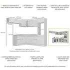 Armário Cozinha Completa De Canto Veneza Multimóveis V2105