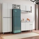 Armário Cozinha Completa Modulada Com Tampo Vanessa Branco