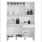 Armário Cozinha Completo Robin Cinza 6 Portas