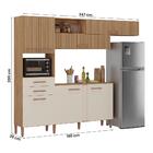 Armario Cozinha Dallas Com 7 Portas E 2 Gavetas