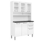 Armário Cozinha De Aço 6 Portas 2 Gavetas 7146 Gourmet Bertol