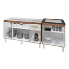 Armário Cozinha Gabinete Pia De 140 Cm Camile Com Balcão Cook