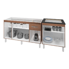 Armário Cozinha Gabinete Pia De 140 Cm Camile Com Balcão Cook
