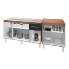 Armário Cozinha Gabinete Pia De 140 Cm Camile Com Balcão Mult