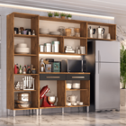 Armário Cozinha Girassol 7 Portas 2gav Pés Reguláveis