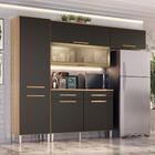 Armário Cozinha Girassol 7 Portas 2gav Pés Reguláveis