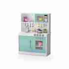 Armário Cozinha Infantil Com Pia Inox Microondas Princesinha