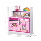 Armário Cozinha Infantil Davi Rosa