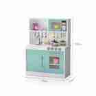 Armário Cozinha Infantil Princesinha Com Fogão Menta Mc Barre