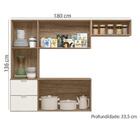 Armario Cozinha Ivete 5 Portas E 2 Gavetas