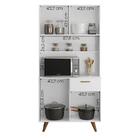 Armario Cozinha Izis Com 4 Portas E 1 Gaveta