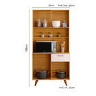 Armario Cozinha Izis Com 4 Portas E 1 Gaveta