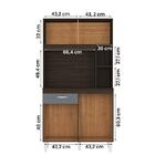 Armario Cozinha Kit Duda 90cm Com 4 Portas E 1 Gaveta