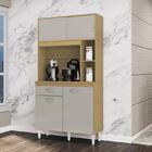 Armario Cozinha Kit Duda 90cm Com 4 Portas E 1 Gaveta