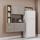 Armario Cozinha Mel 163 Cm Com 5 Portas E 1 Gaveta