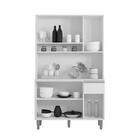 Armário Cozinha Millan Preto 6 Portas