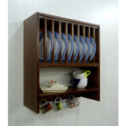 Armário Cozinha Porta Pratos Louças E Canecas Padrão Imbuia