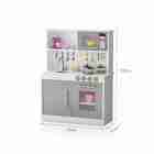 Armário Cozinha Princesinha Com Pia E Torneira Cinza Mc Barre