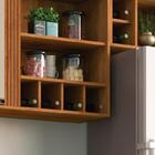 Armário Cozinha Suspenso Aéreo 1p Pérola Cinamomo Graf Salleto