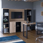 Armário Credenza 2 Portas Pandin Pe40 - Naturalle