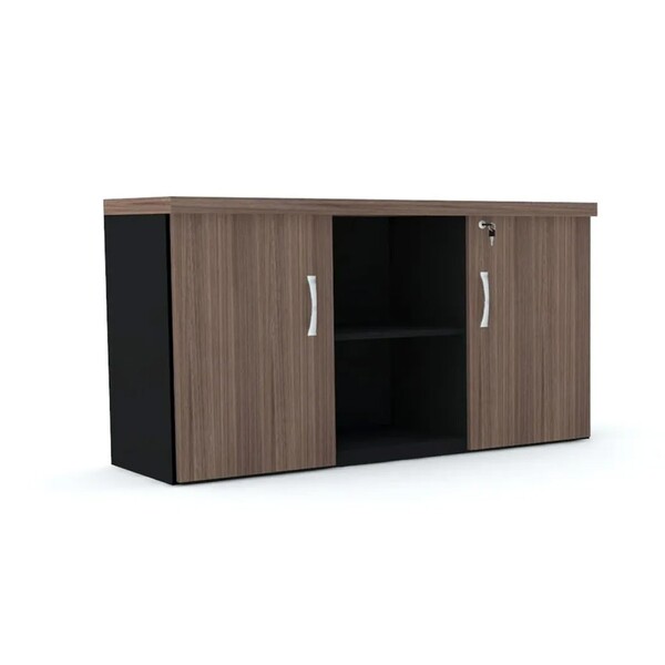 Armário Credenza 2 Portas Pandin Pe40 - Walnut