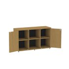 Armário Credenza 2 Portas Pivotante P25 Samba