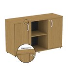 Armário Credenza 2 Portas Pivotante P25 Samba