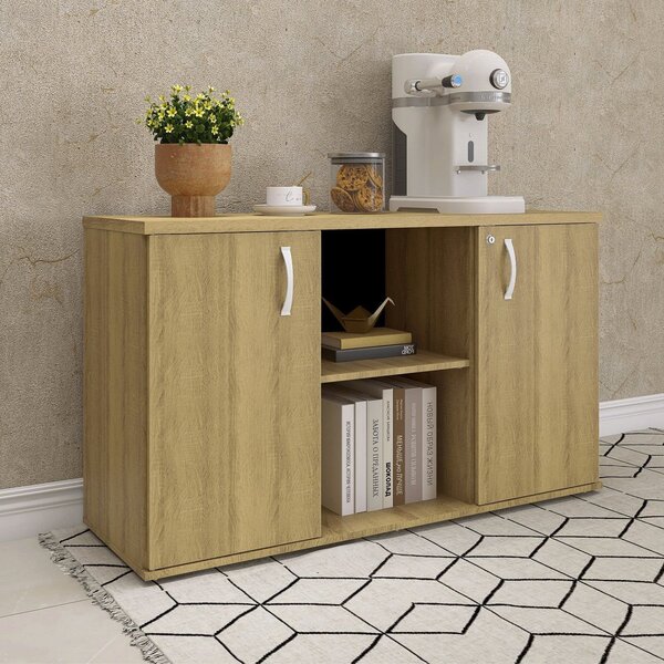 Armário Credenza 2 Portas Pivotante P25 Samba