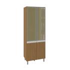 Armário Cristaleira 4 Portas Maranhão Carvalho