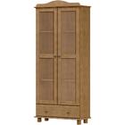 Armario Cristaleira E Balcao 2 Portas Madeira Maciça Milani S