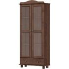 Armario Cristaleira E Balcao 4 Portas Madeira Maciça Milani S