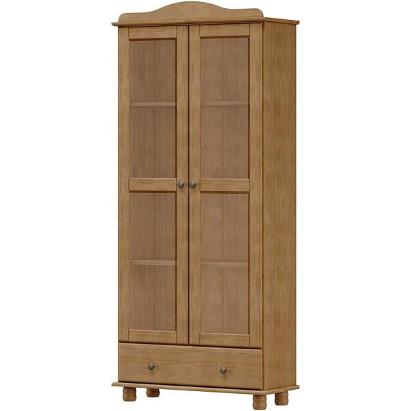 Armario Cristaleira Madeira Maciça 85 Cm 8932 Milani Store