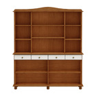 Armário Cristaleira Para Cozinha Linha Rubi Madeira Maciça Pi