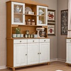 Armário Cristaleira Para Cozinha Linha Rubi Madeira Maciça Pi