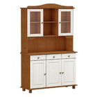 Armário Cristaleira Para Cozinha Linha Rubi Madeira Maciça Pi