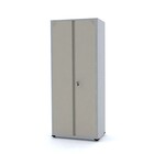 Armário De Aço 192x80x40 Pandin Ap409sl - Cinza/bege