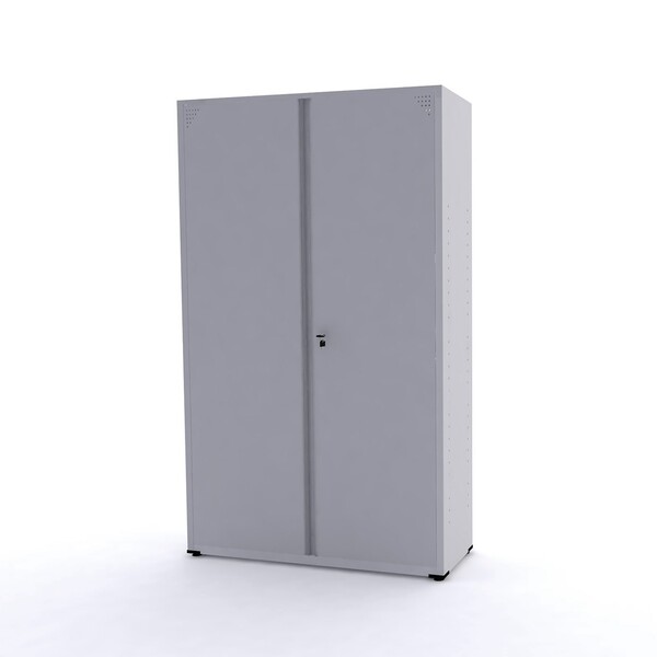 Armário De Aço 200x118x40 Pandin Ap403m - Cinza