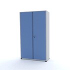 Armário De Aço 200x118x40 Pandin Ap403m - Cinza/azul Dalí