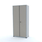 Armário De Aço 2 Portas 162x75x40 Pandin Ap408sl - Cinza/bege