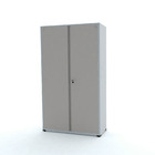 Armário De Aço 2 Portas 200x118x40 Pandin Ap403sl - Cinza/bege