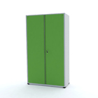 Armário De Aço 2 Portas 200x118x40 Pandin Ap403sl - Cinza/ver