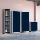 Armário De Aço 2 Portas 200x90x40 Pandin Ap402m - Cinza/azul